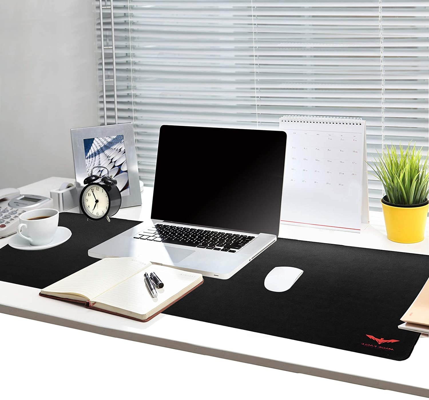 Havit Gaming Mouse Pad (13.78 x 10.63 x 0.12 Inch) Mouse Mat with Stitched Edges & Waterproof Surface, Non-Slip Base Ergonomic Mousepad for Laptop Computer, Black