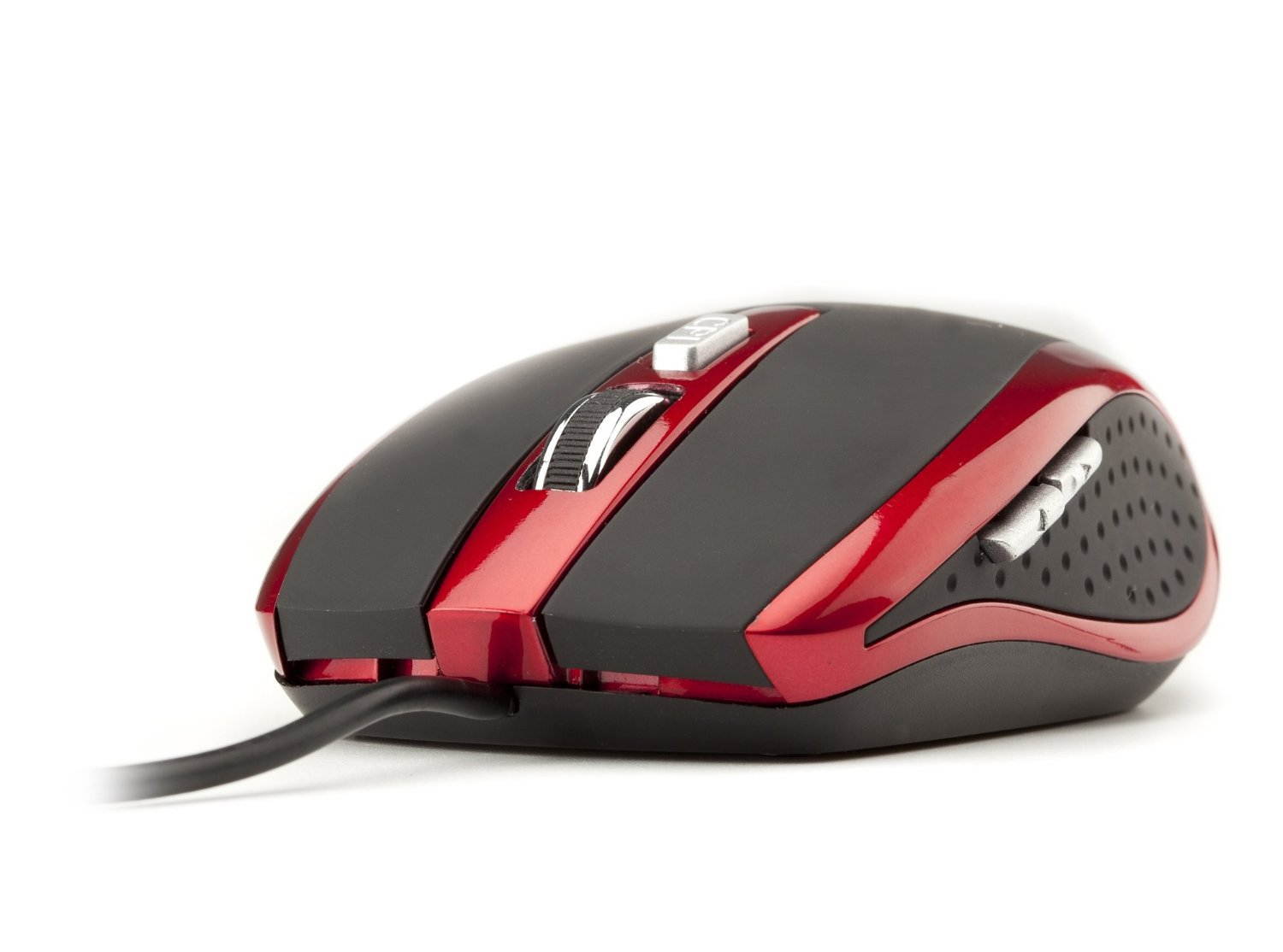 NGS Tick Wired Optical Gaming Mouse, 5 Buttons + Scroll Wheel - Red