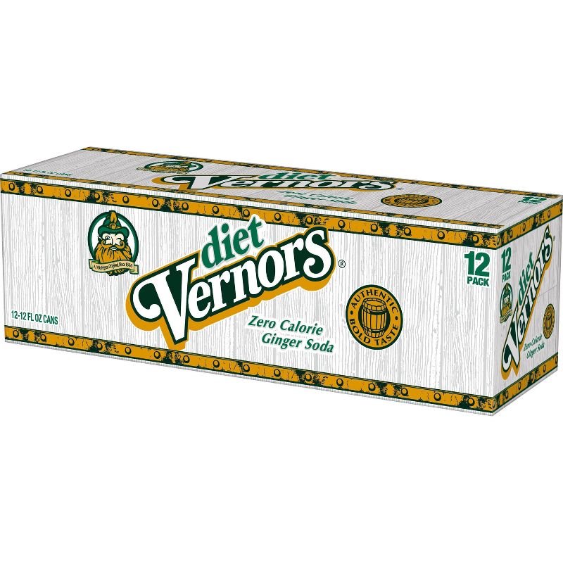 Diet Vernors Ginger Soda - 12pk/12 fl oz Cans