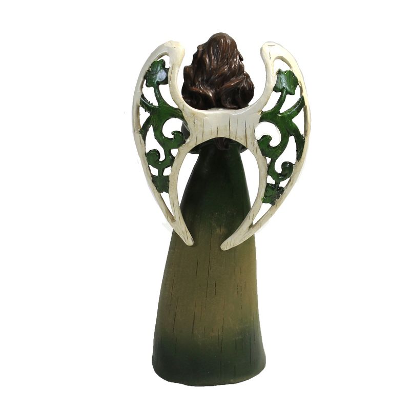 Figurine 7.0" Irish Angel Saint Patricks Day Heart  -  Decorative Figurines
