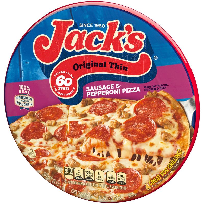 Jack's Original Sausage & Pepperoni Frozen Pizza - 15oz
