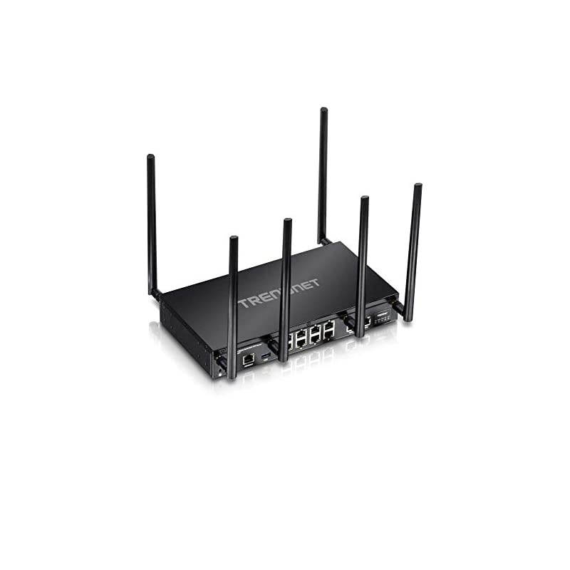 AC3000 Tri-Band Wireless Gigabit Dual-WAN VPN SMB Router, MU-MIMO, Wave 2,Internet Router, Whole Office-Home Wifi, Pr-Encrypted Wireless, QoS,Inter-VLAN Routing, Black, TEW-829DRU