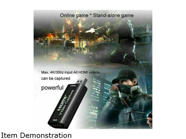 easyday Audio Video Capture Card HDMI to USB 2.0 1080P Record  Directly to Computer for Gaming, Streaming, Teaching, Video Conference or Live Broadcasting