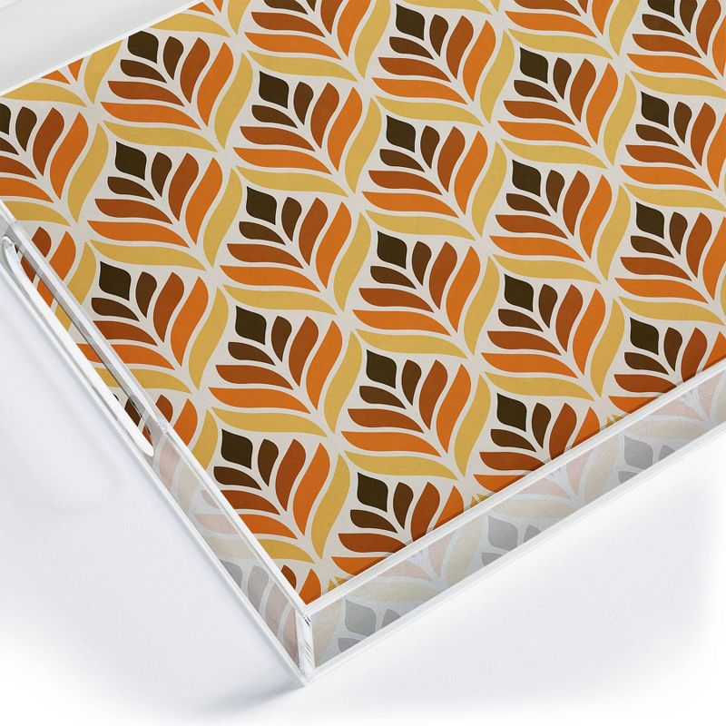 17" x 14" Acrylic Alisa Galitsyna Retro Flower Tray - society6