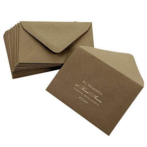 A2 Gmund Colors Matt Walnut Envelopes - Euro Flap, 68T, 25 pack
