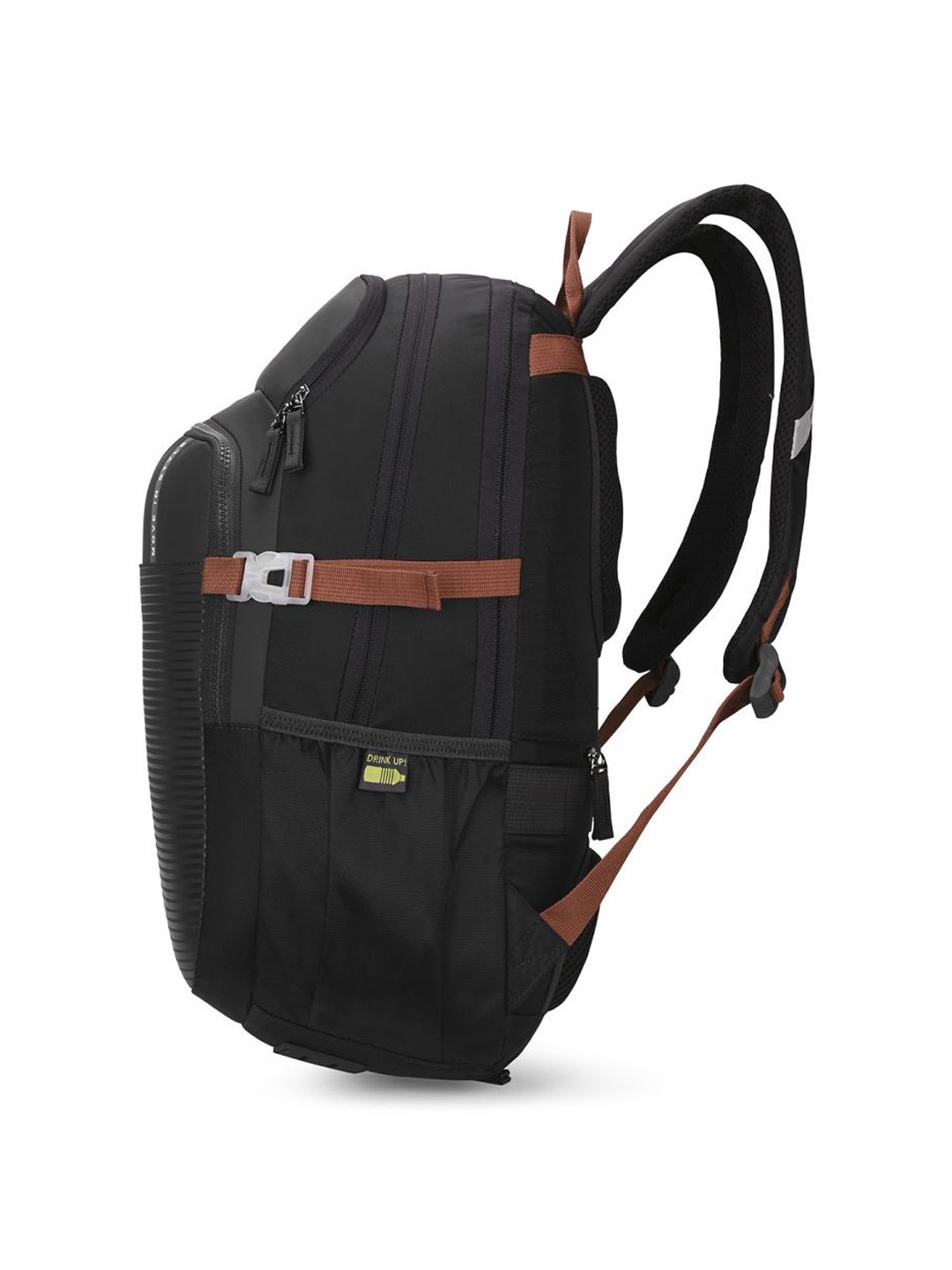 Skybags Protech Dark Grey Polyester Printed Laptop Backpack - 25 Ltrs
