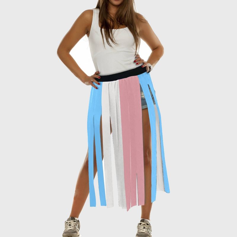 Large Flag with 5 Mini Flags Genderqueer - Bullseye's Playground™