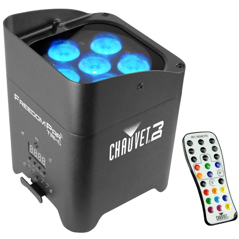 Chauvet DJ Freedom Par Tri-6 Wireless Battery RGB LED Wash Light w/Remote