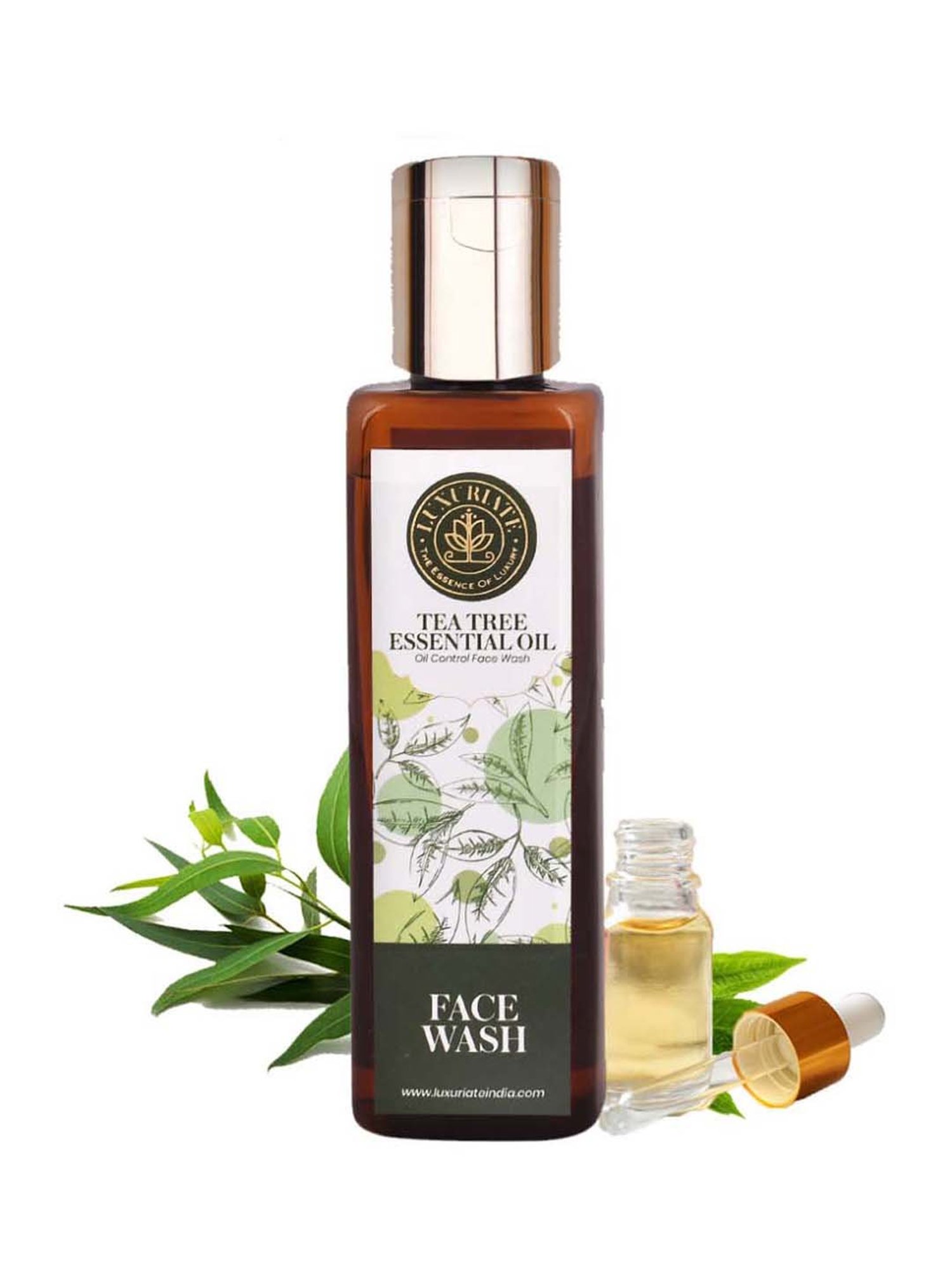 Luxuriate Natural Herbal Tea Tree Face Wash - 100 ml