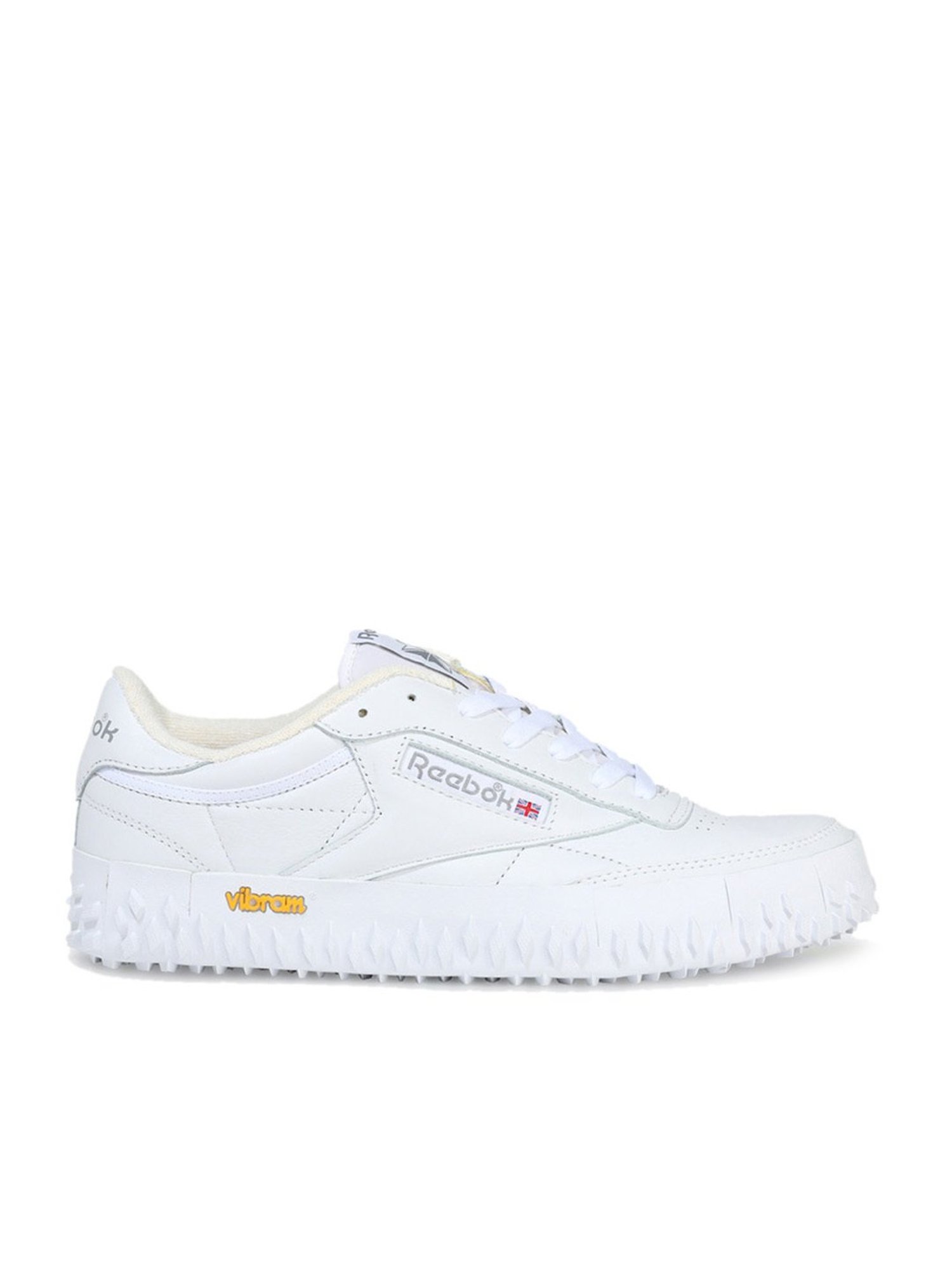 Reebok Women's Classics Club C Vibram White Casual Sneakers