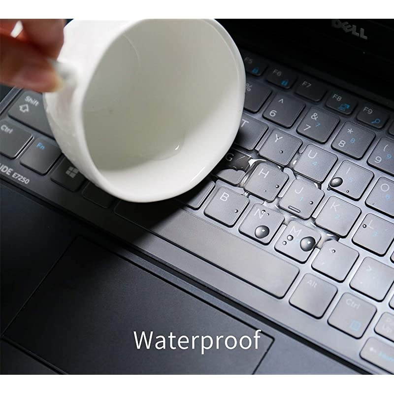 Thin Keyboard Cover for Dell Latitude E7250 E5250 E7270 E7370 E5270 E7389 E5270 Latitude 7290 7280 7380 7390 SoftTouch TPU Protective Skin
