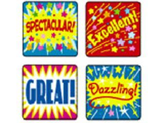 CARSON DELLOSA CD-0625 STICKERS POSITIVE WORDS 120 PACK ACID AND LIGNIN FREE