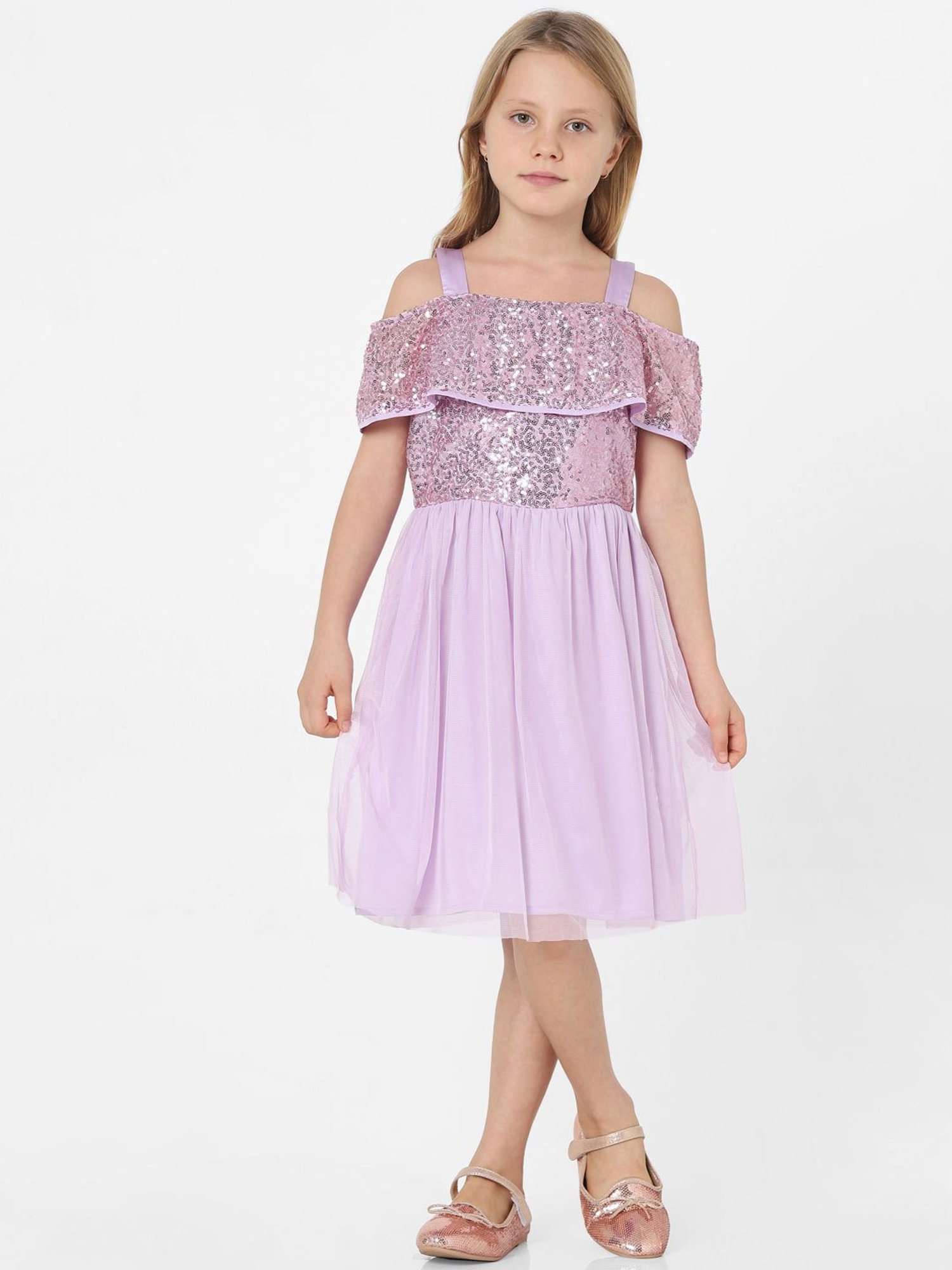 KIDS ONLY Lilac Embellished Dress