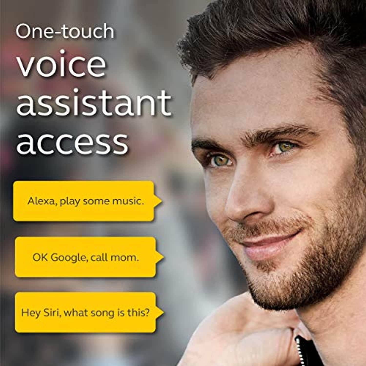 Jabra Elite 45e Wireless Earbuds, Titanium Black - Alexa Built-In, Wireless Bluetooth Earbuds, Around-the-Neck Style with a Secure Fit and Superior Sound for Music and Calls, Long Ba (100-98900000-02)