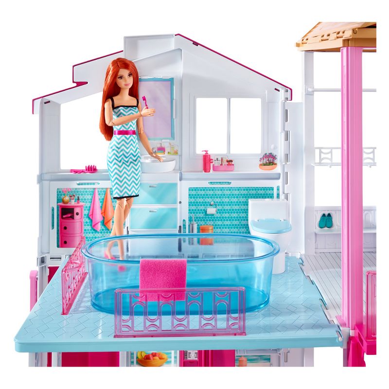 Barbie 3-Story House with Pop-Up Umbrella!
