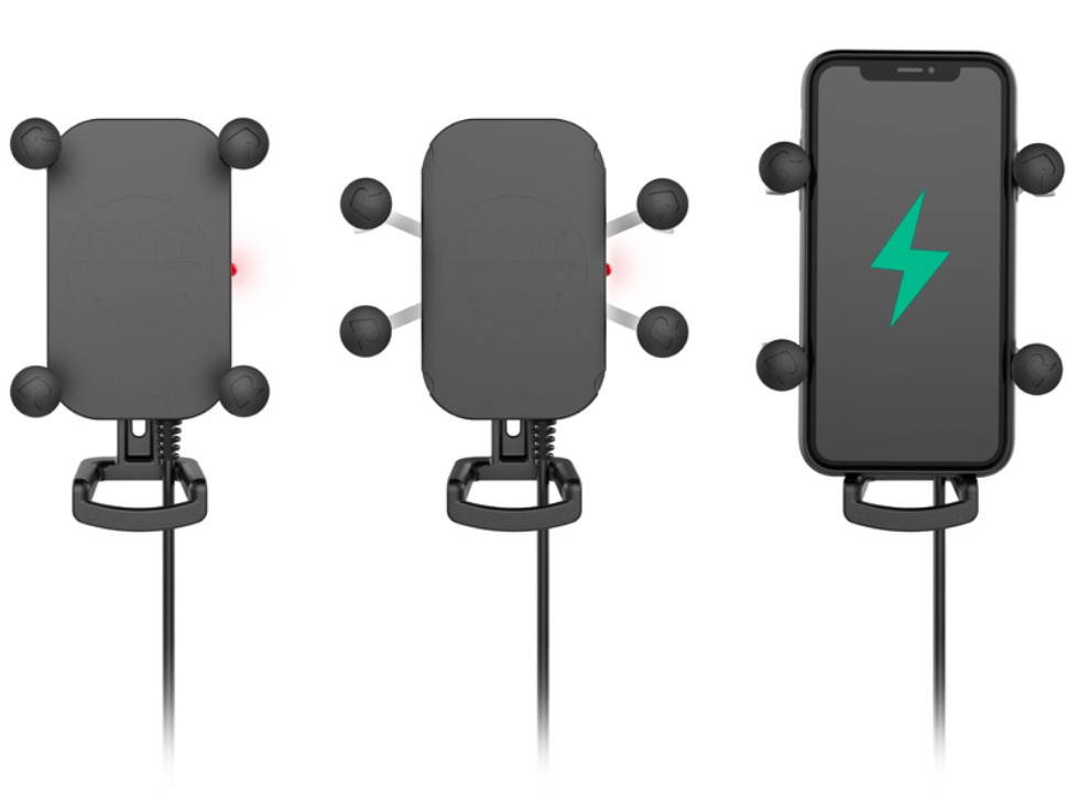 RAM-B-400-A-UN12W-V7M RAM Waterproof Wireless Charging Mount w/ Tough-Claw