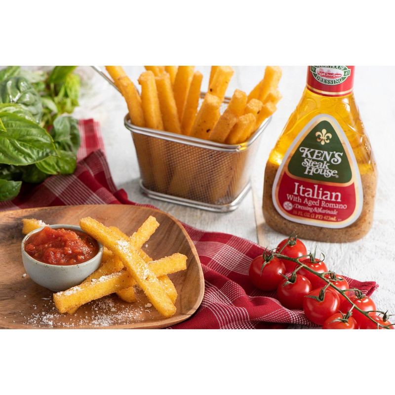 Ken's Steak House Italian with Aged Romano Dressing - 16fl oz