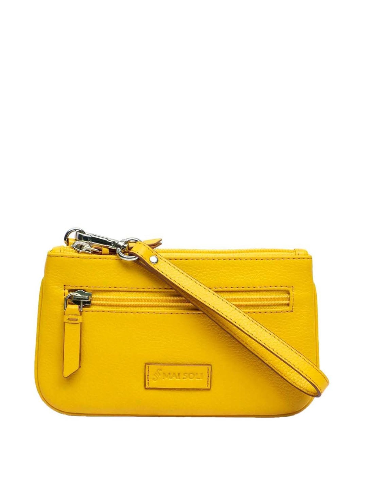 Mai Soli Virginia Small Slim Wristlet Pouch - Yellow