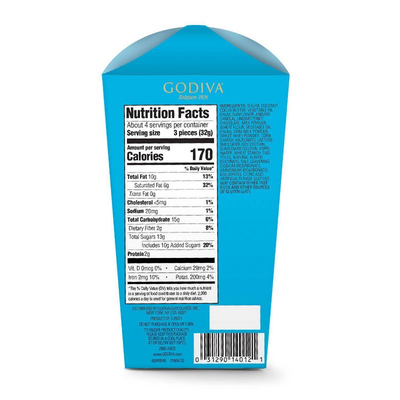 Godiva Coconut Crunch Domes - 4.3oz