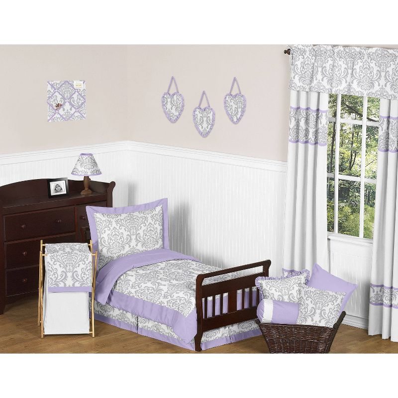 Lavender & Gray Elizabeth Wall Border - Sweet Jojo Designs