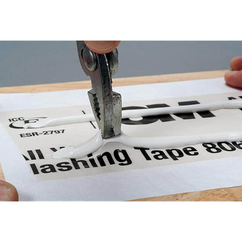 Flashing Tape 8067 6 in x 75 ft Waterproof Adhesive Backed All Weather Seal Doors Windows Openings in Wood Frame Construction