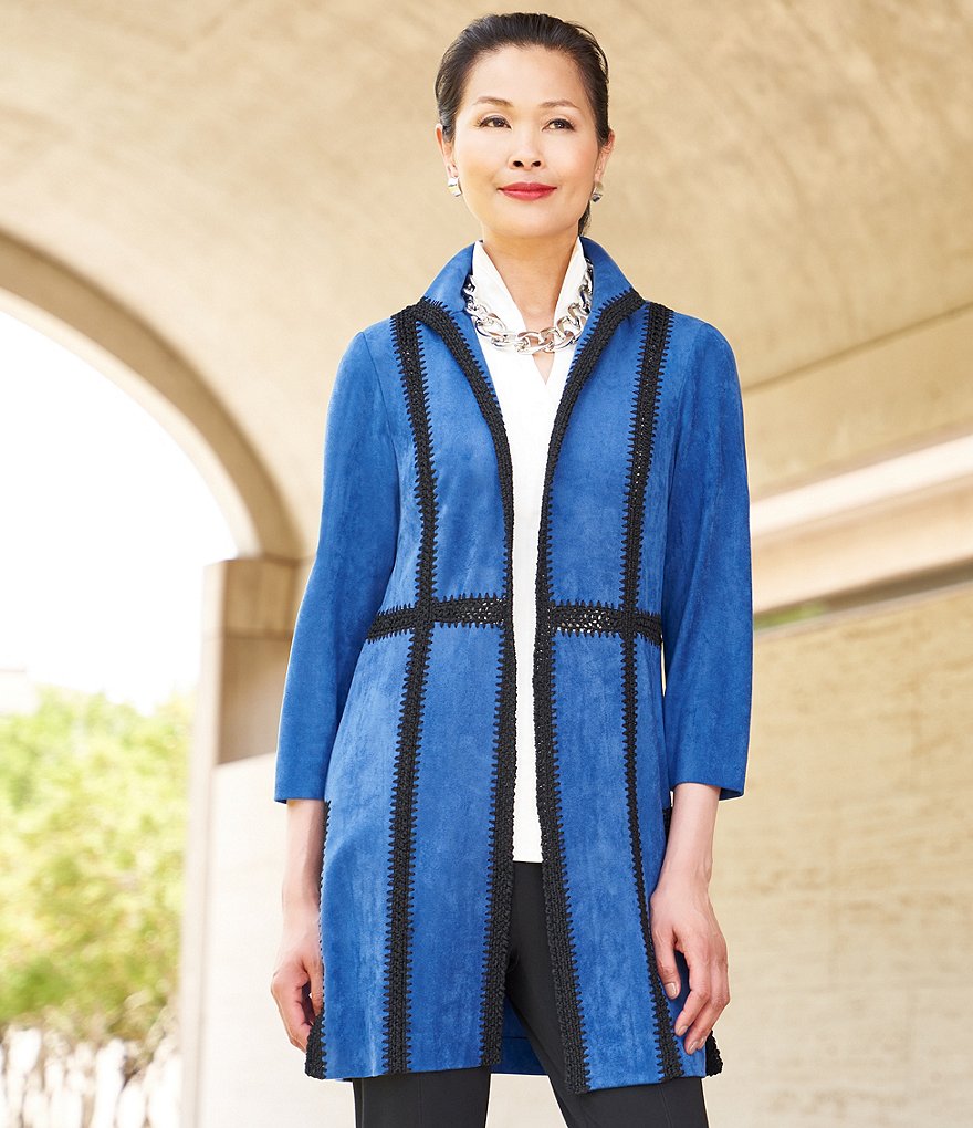 Misook Sleeveless Stand Collar Neck Washable Blouse