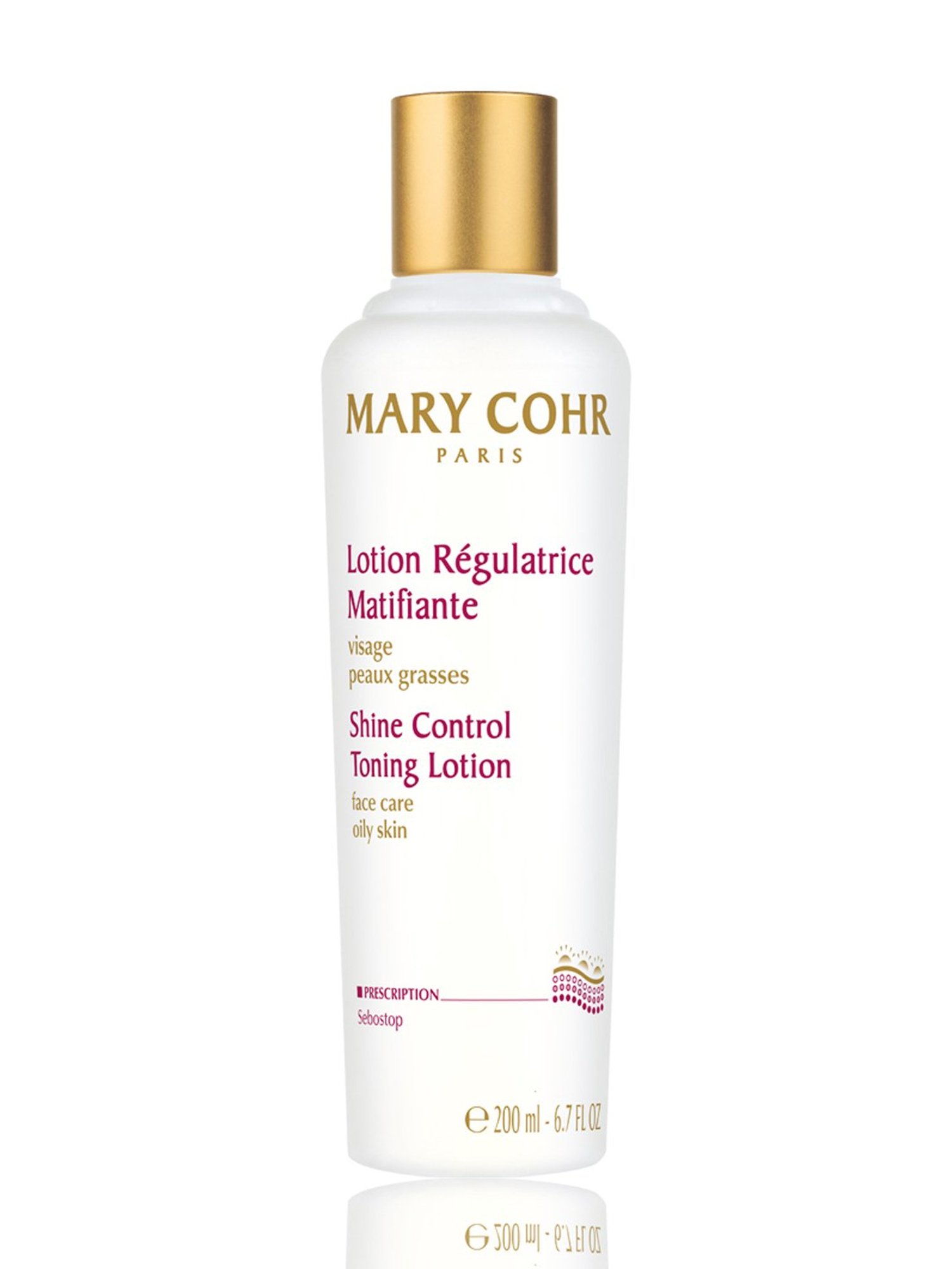 Mary Cohr Regulatrice Matifiante Shine Control Toning Face Lotion 200 ml for Women