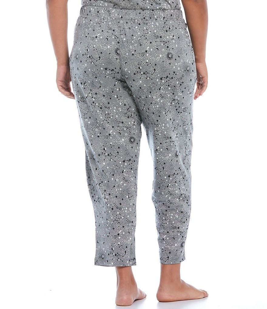 Sleep Sense Plus Cosmic Stars Print Coordinating Ankle Length Sleep Pants