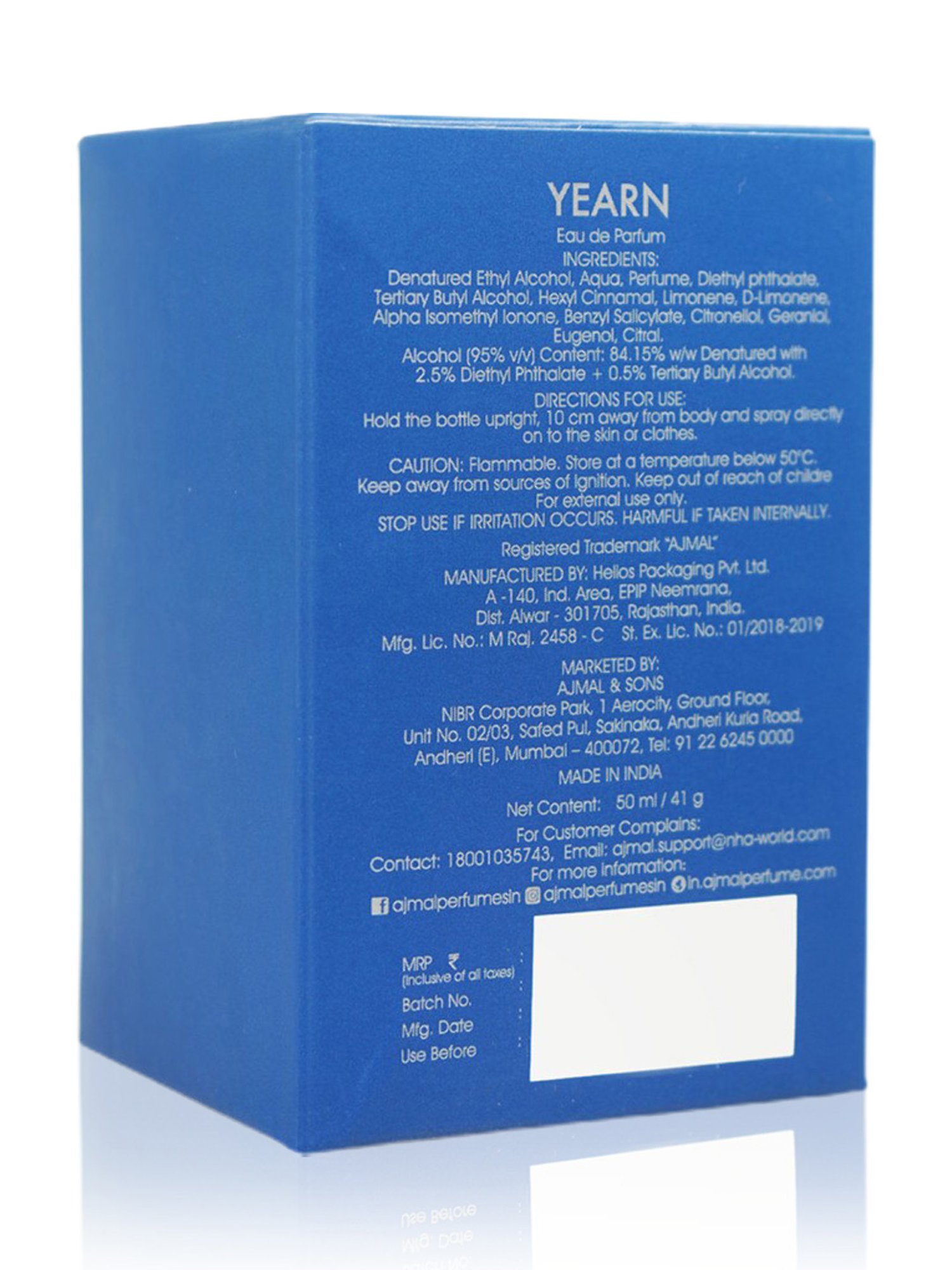 Ajmal Yearn Eau de Parfum - 50 ml