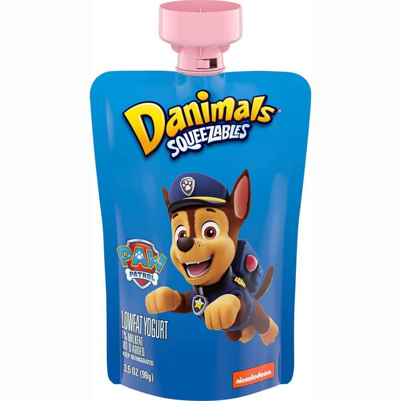 Dannon Danimals Squeezables Cotton Candy Kids' Yogurt - 4pk/3.5oz pouches