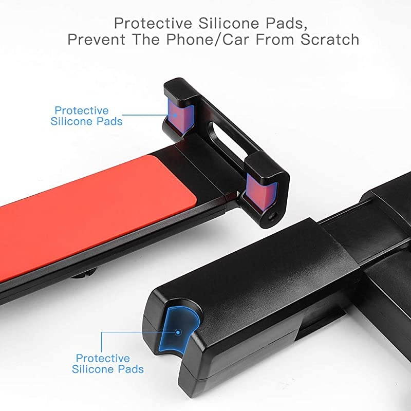 Tablet Holder for Car Ipad Headrest Mount 5-12.9 In Universal Backseat Holder Tablet Car Mount With 360 Degree Rotation for ipad,ipad Air,iPad Mini,Samsung Kindle Fire Galaxy all Tablets