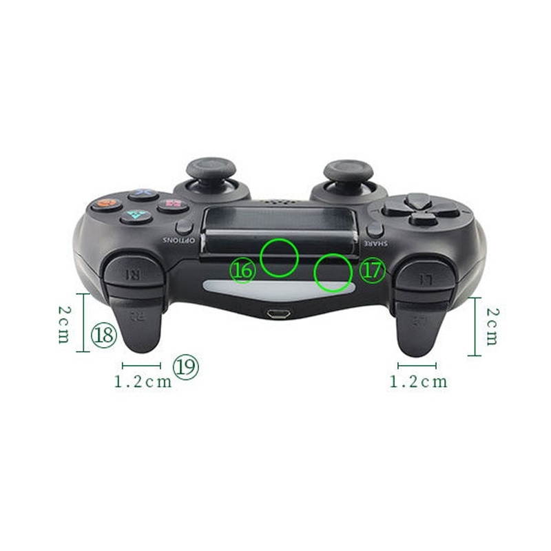 PS4 Controller Wireless, Dual Shock High Performance Gaming Controller for PS 4 /Pro/Slim/PC with Audio Function, Mini LED Indicator