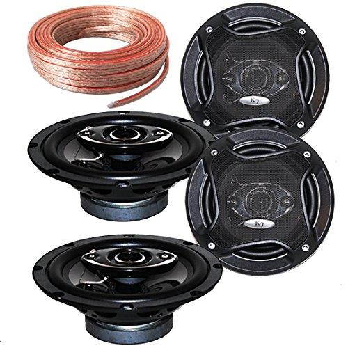 PACKAGE K7 / 4 SPEAKERS - 2x PAIR OF K65.4 6.5-INCHS 6-1/2" 400W 4-WAY + 50FT WIRE AT-SPW16GA/50RG