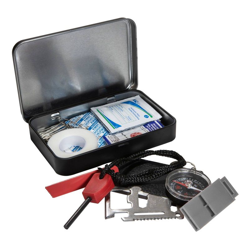 Life+Gear 32pc First Aid Survival Kit in Tin Case