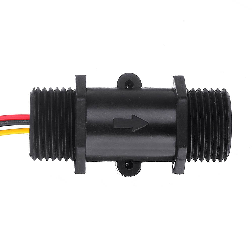 YF-S201C Black Flow Meter Water Flow Sensor Switch Precision Flowmeter Turbine Flowmeter G1/2 DN15