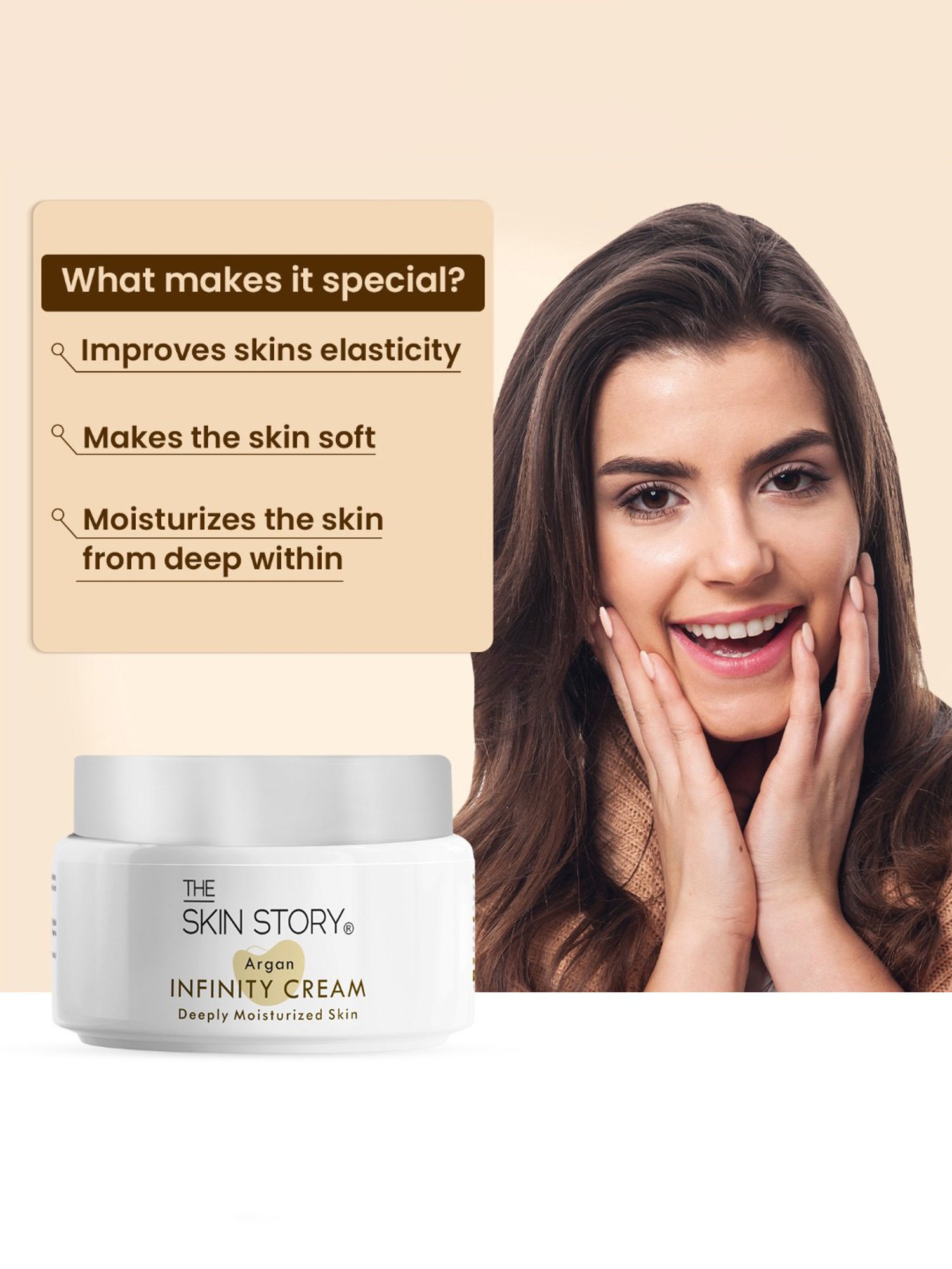 The Skin Story Argan Infinity Lotion for Deeply Moisturized Skin - 50 gm