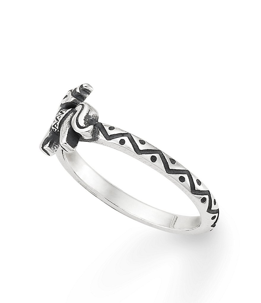 FAO Schwarz Sterling Silver Cross Pendant Necklace with Crystal Stone Accent