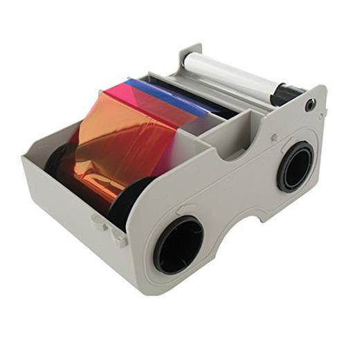 Fargo with overlay panel-Color (yellow,magenta,cyan black,overlay)-print ribbon