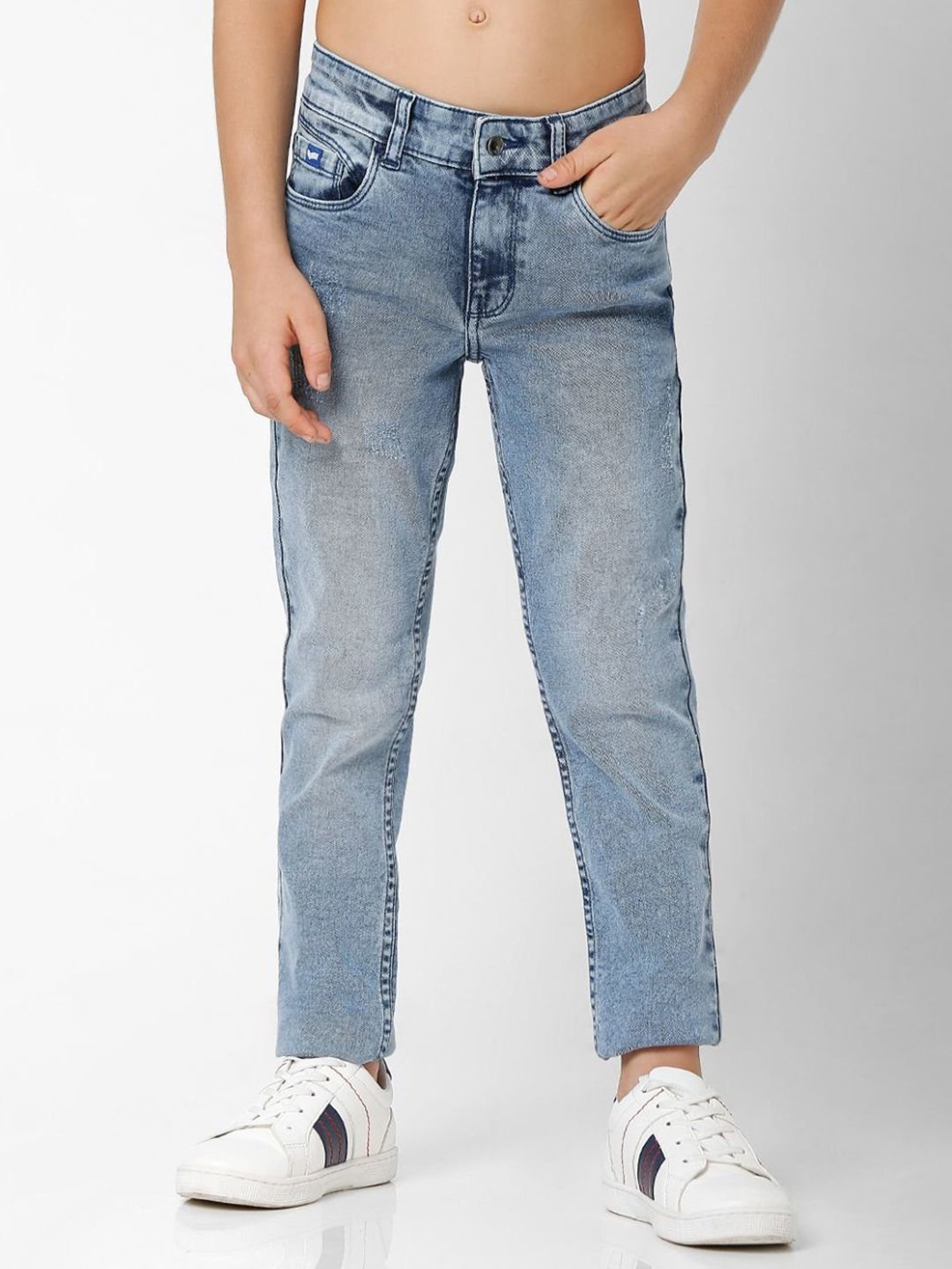 Gas Boys Blue Distressed Jeans