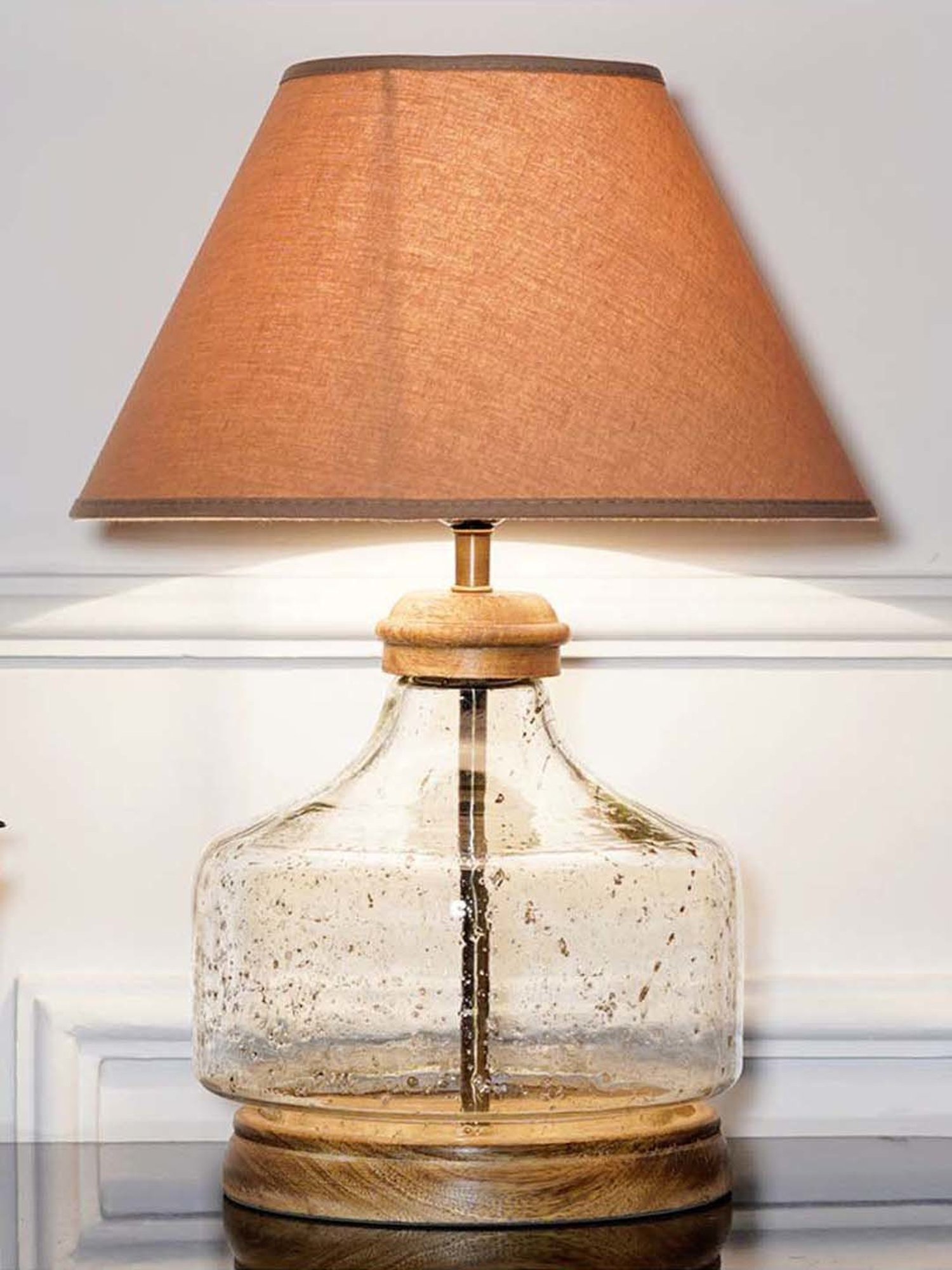 Kapoor E Illuminations Green Study Table Lamp - Set of 1