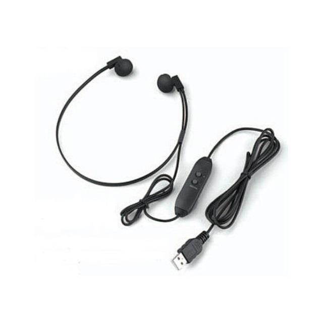 spectra plug and play headset with digital sound quality and volume control