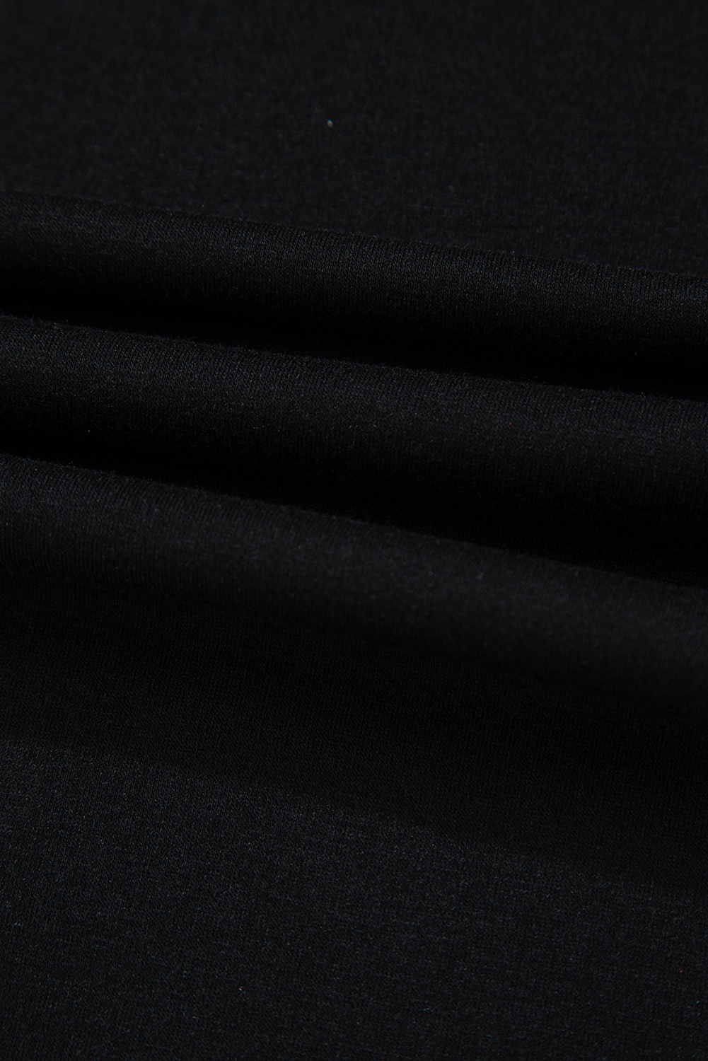 Black Asymmetric Criss Cross Cold Shoulder T Shirt