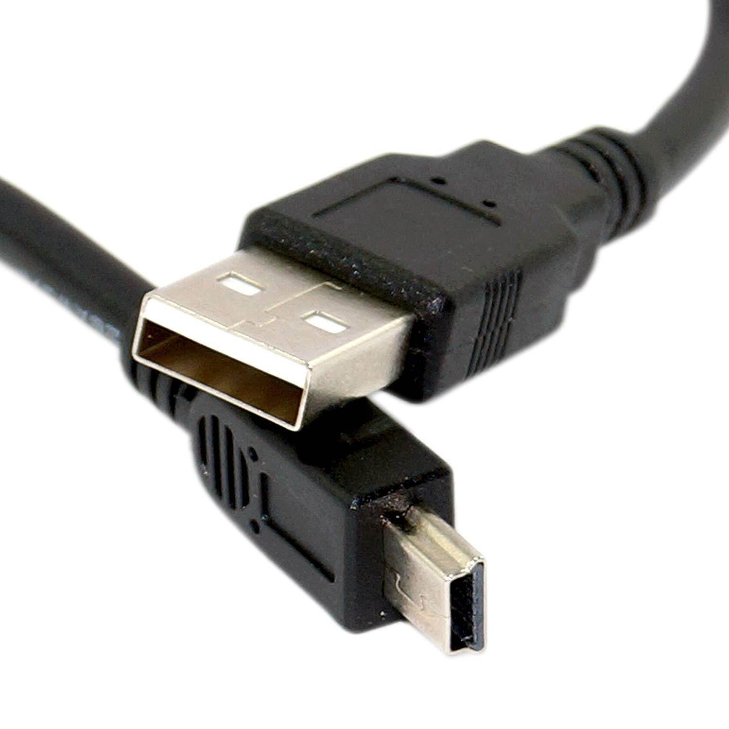 10 Pack 27cm(0.88 feet) USB 2.0 A to Mini 5 pin B Cable for External HDDS/Camera/Card Readers