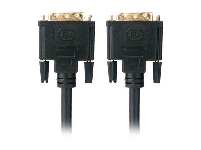 DAT 7321D Black Male to Male One DVI-D to DVI-D Single Link Cable