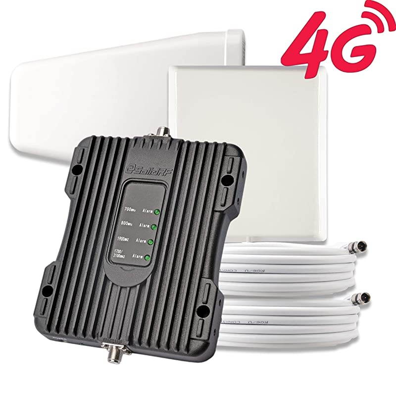 Cell Phone Booster for Home 4G Kit Signal Booster for Verizon,AT&T, T-Mobile, Sprint Supports 4000 sq ft