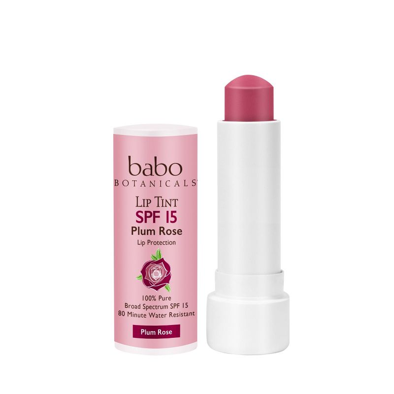 Babo Lip Tint Conditioner Plum Rose - SPF 15 - .15oz