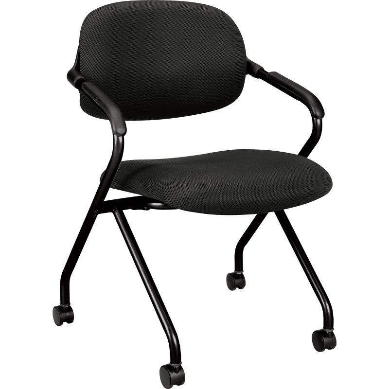 Basyx VL303 Series Nesting Arm Chair Black/Black VL303MM10T