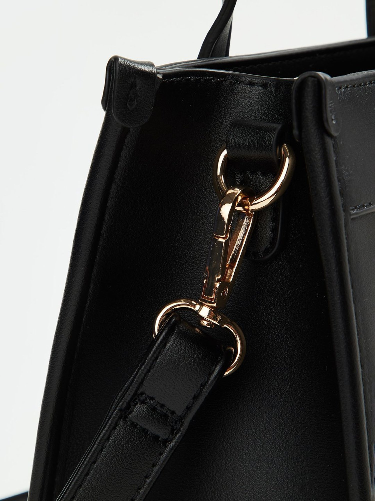 Code by Lifestyle Black Embellished Tote Bag