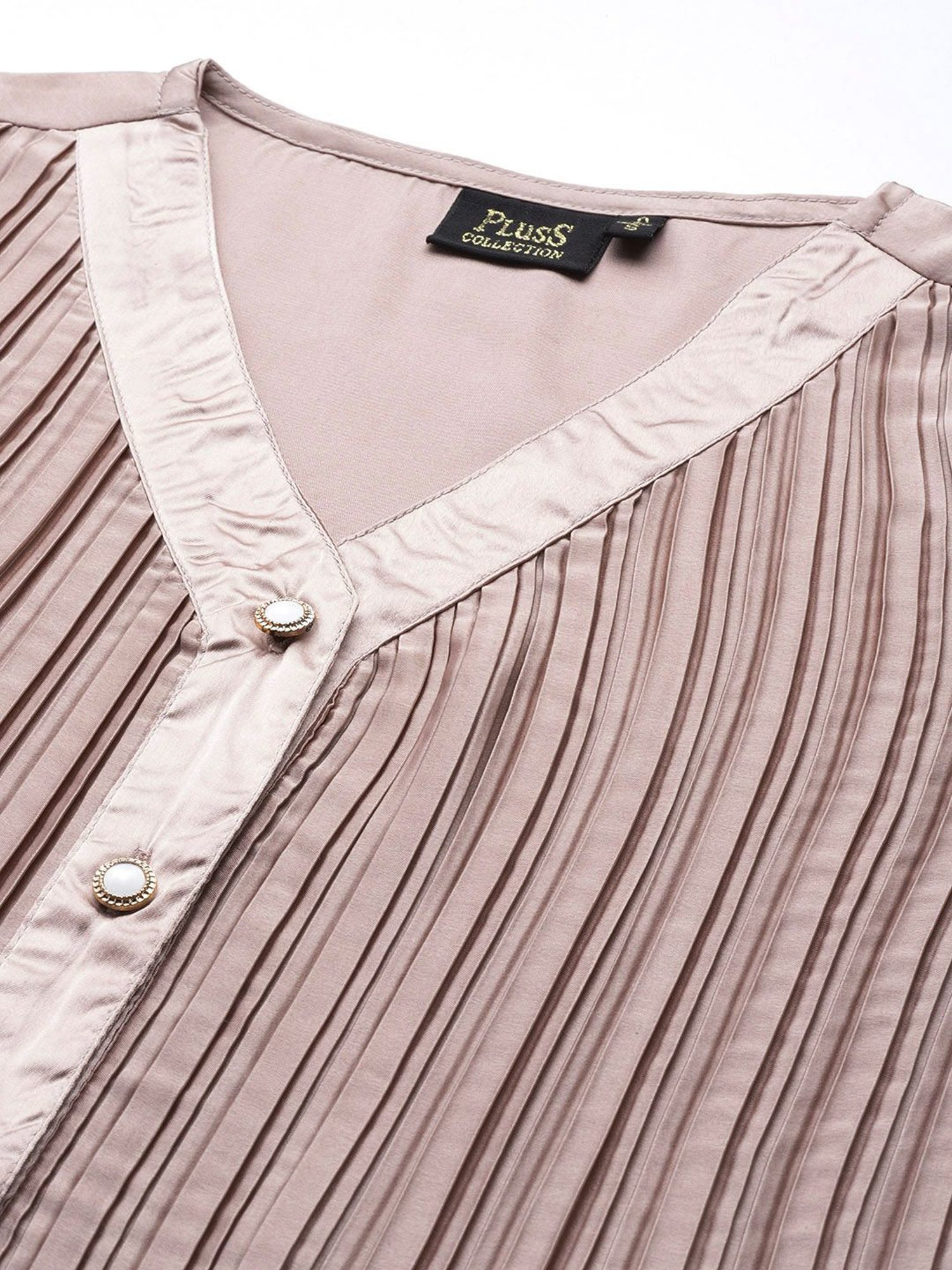 Melon by PlusS Dusty Pink Regular Fit Top