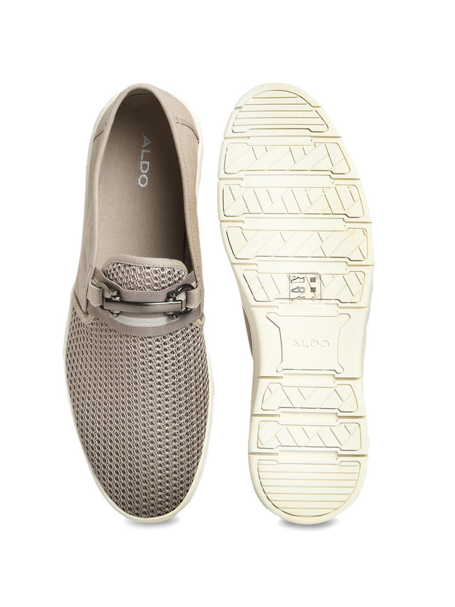 Aldo Men's Grey Casual Loafers